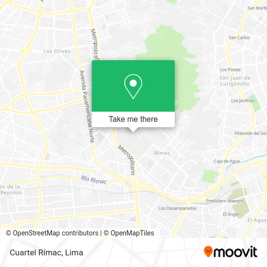 Cuartel Rímac map