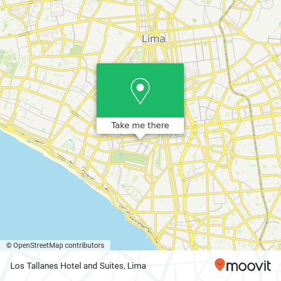 Mapa de Los Tallanes Hotel and Suites