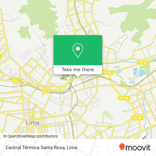 Central Térmica Santa Rosa map