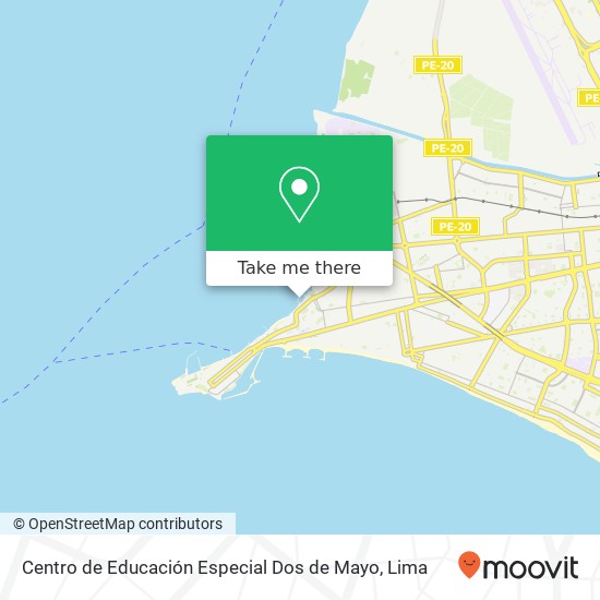 Centro de Educación Especial Dos de Mayo map