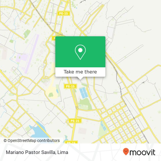 Mariano Pastor Savilla map