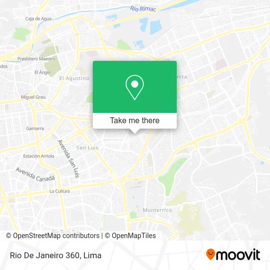 Rio De Janeiro 360 map