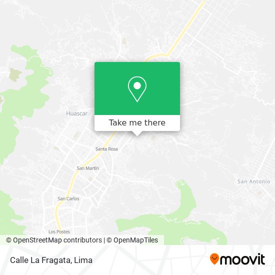 Calle La Fragata map