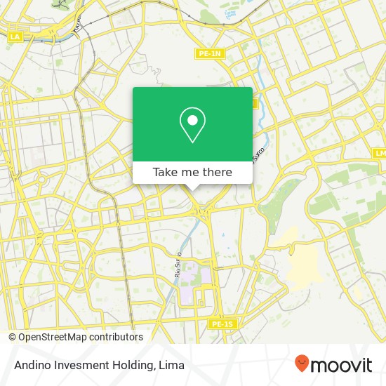 Andino Invesment Holding map