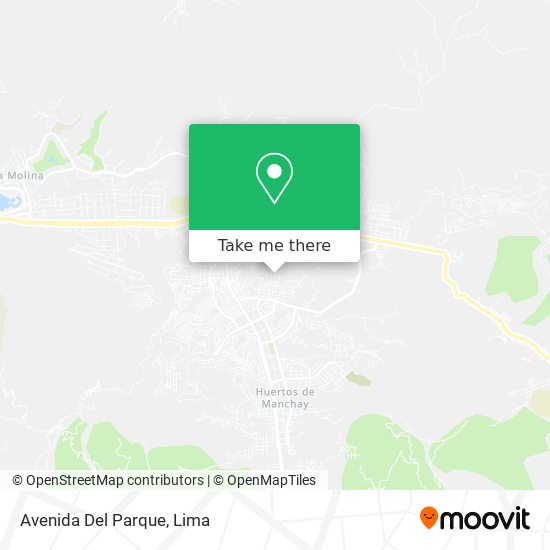 Mapa de Avenida Del Parque