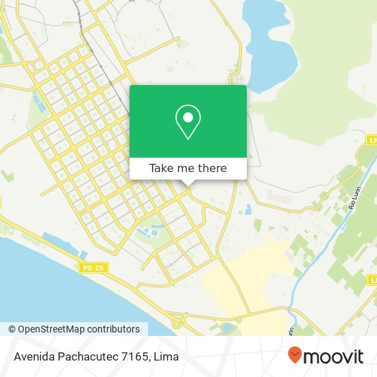 Avenida Pachacutec 7165 map