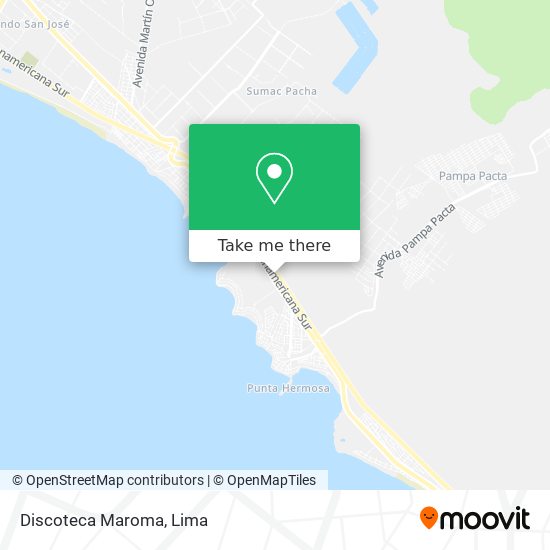 Discoteca Maroma map