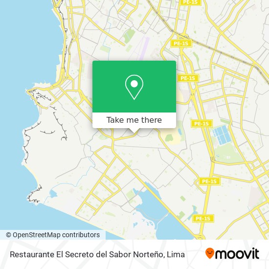 Restaurante El Secreto del Sabor Norteño map