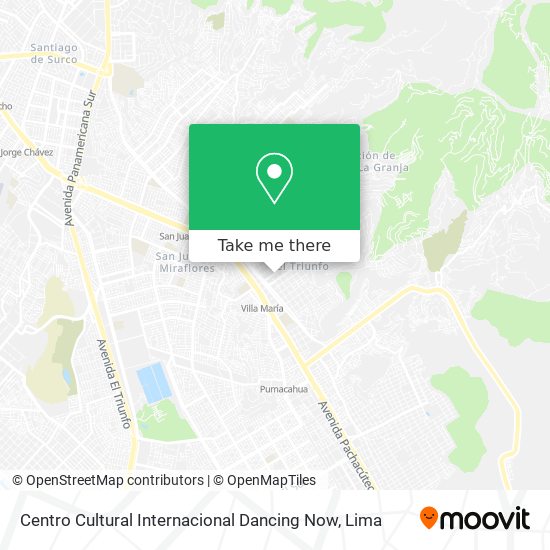 Centro Cultural Internacional Dancing Now map