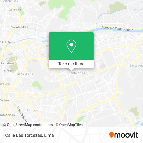 Mapa de Calle Las Torcazas