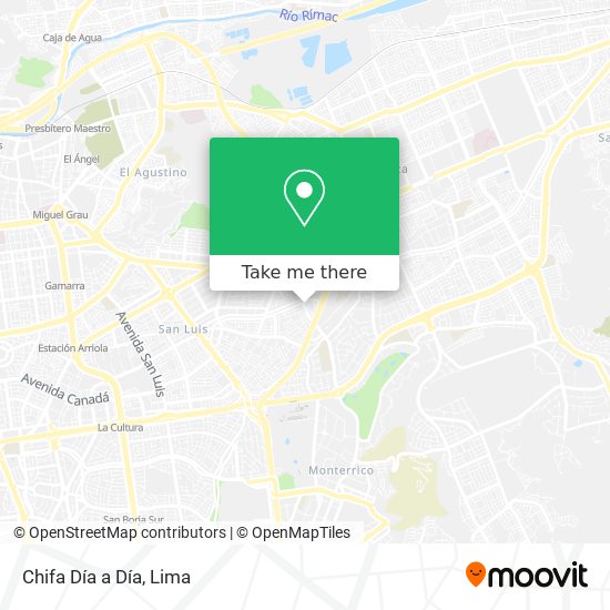 Chifa Día a Día map
