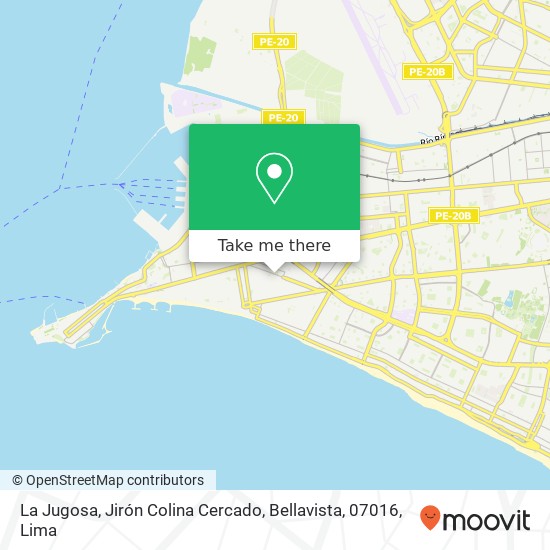 La Jugosa, Jirón Colina Cercado, Bellavista, 07016 map