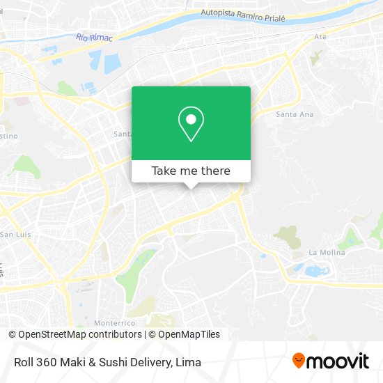 Roll 360 Maki & Sushi Delivery map