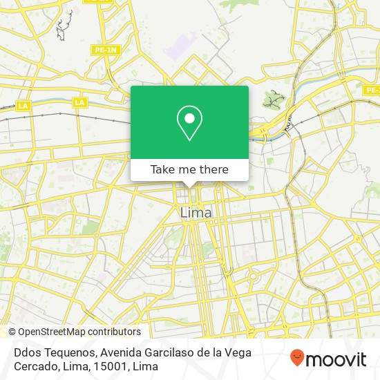 Ddos Tequenos, Avenida Garcilaso de la Vega Cercado, Lima, 15001 map