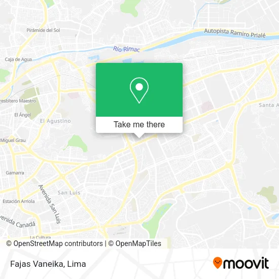 Mapa de Fajas Vaneika