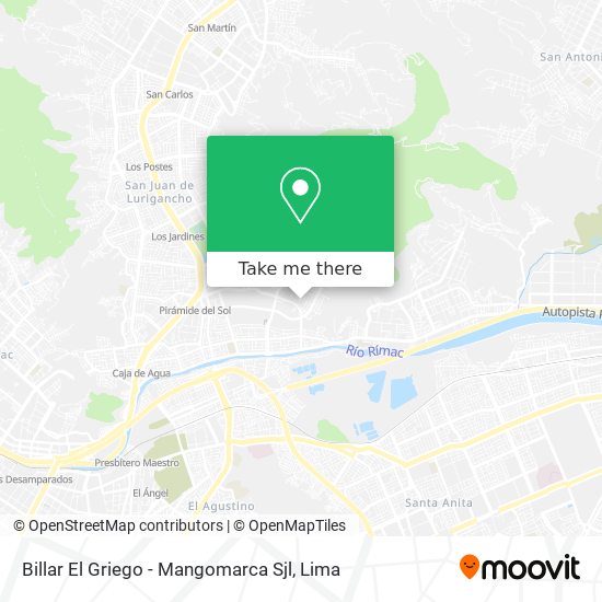 Billar El Griego - Mangomarca Sjl map