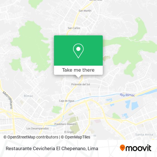 Restaurante Cevicheria El Chepenano map