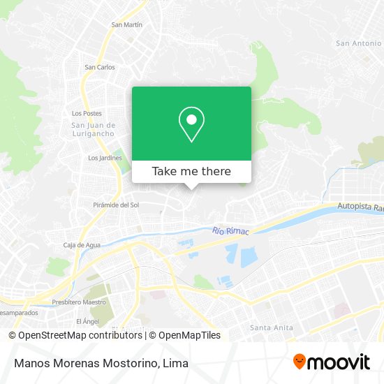 Manos Morenas Mostorino map