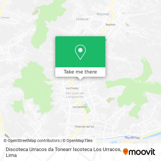 Discoteca Urracos da Tonearr Iscoteca Los Urracos map