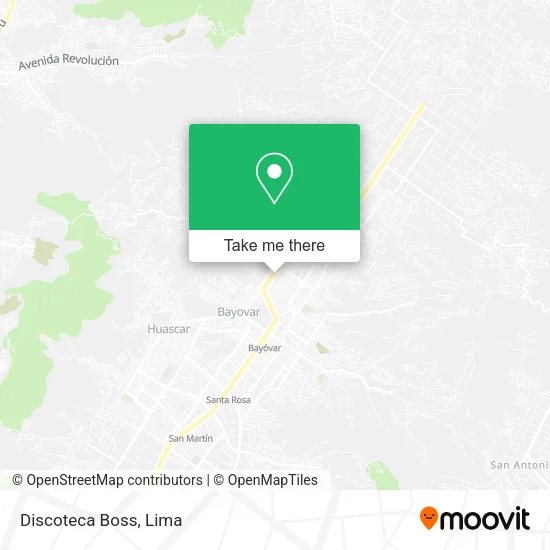 Mapa de Discoteca Boss