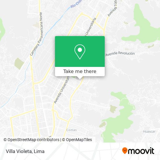 Villa Violeta map