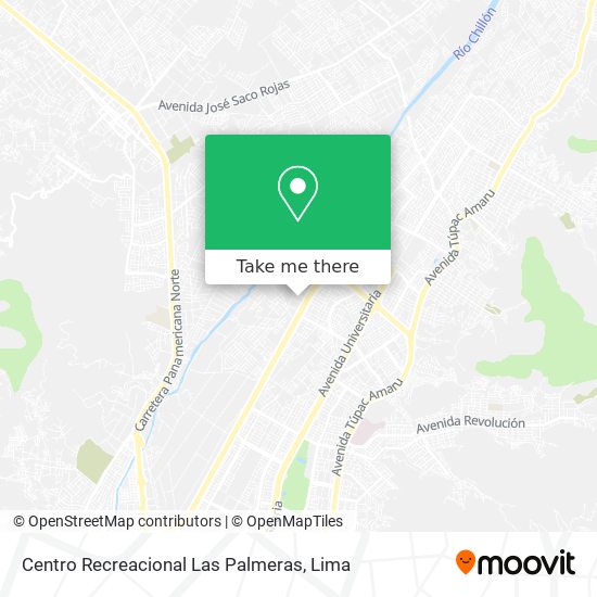 Centro Recreacional Las Palmeras map