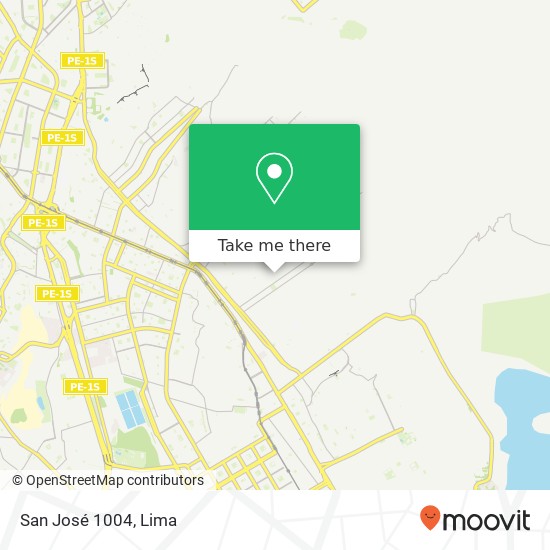 San José 1004 map