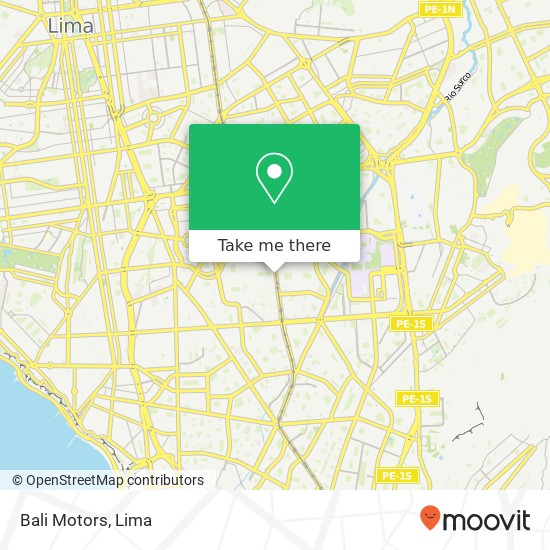 Bali Motors map