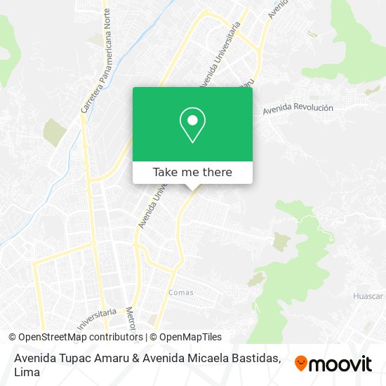 Avenida Tupac Amaru & Avenida Micaela Bastidas map