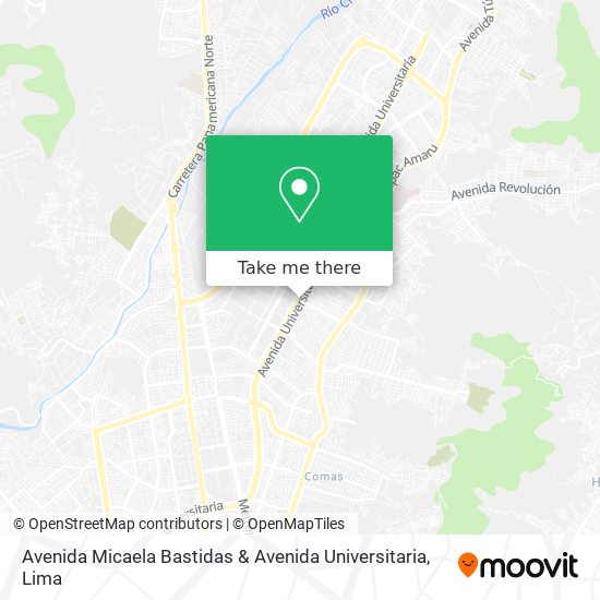 Avenida Micaela Bastidas & Avenida Universitaria map