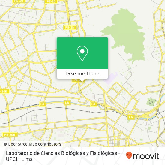 Laboratorio de Ciencias Biológicas y Fisiológicas - UPCH map