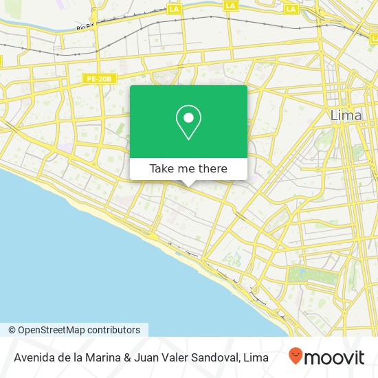 Avenida de la Marina & Juan Valer Sandoval map