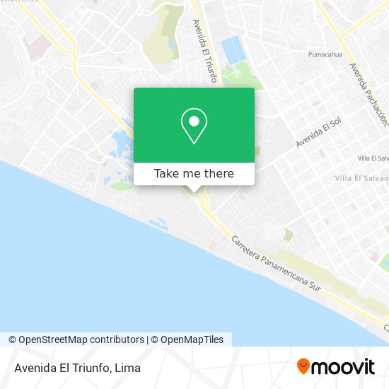 Avenida El Triunfo map