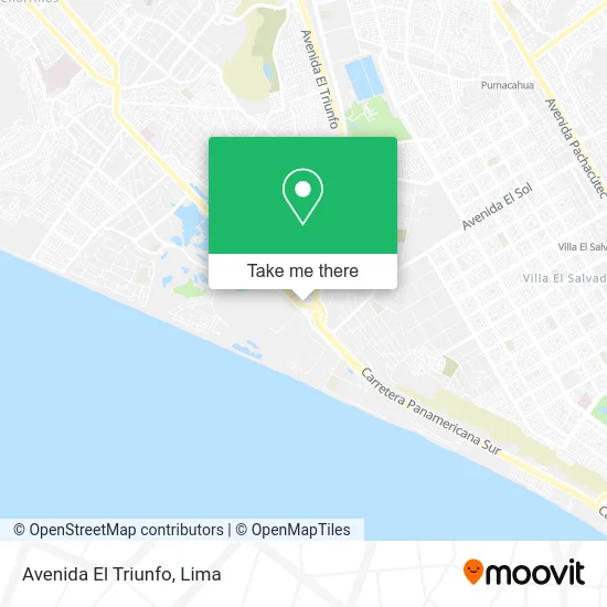 Avenida El Triunfo map