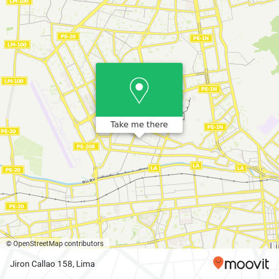 Jiron Callao 158 map