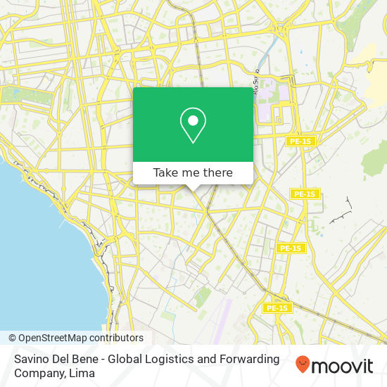 Savino Del Bene - Global Logistics and Forwarding Company map