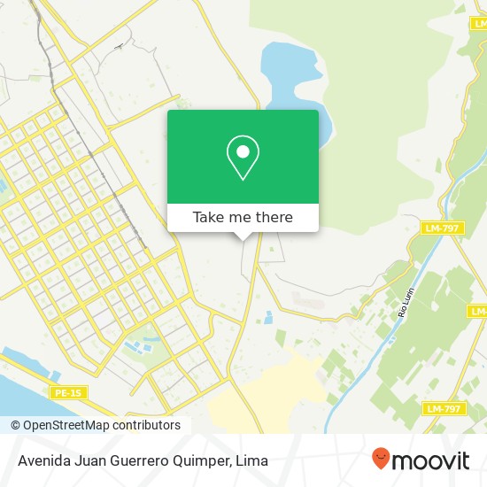 Avenida Juan Guerrero Quimper map