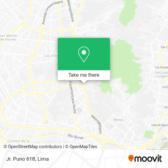 Mapa de Jr. Puno 618