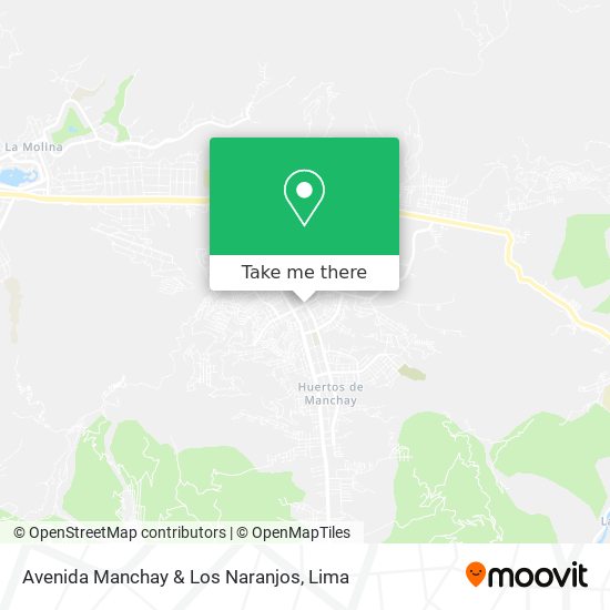 Avenida Manchay & Los Naranjos map
