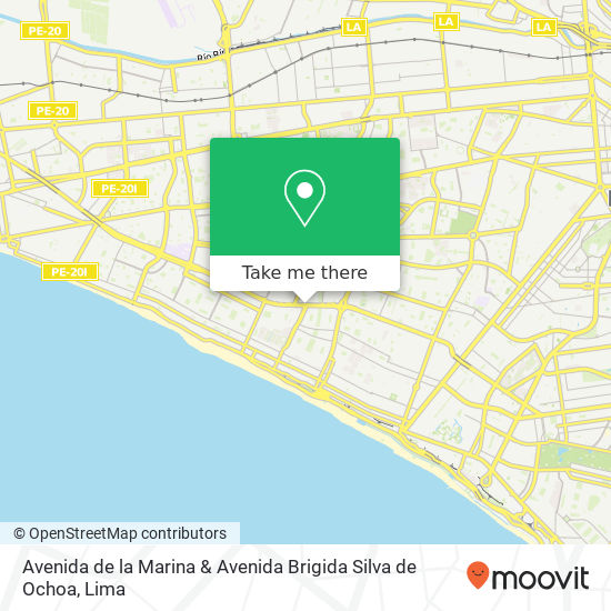Avenida de la Marina & Avenida Brigida Silva de Ochoa map
