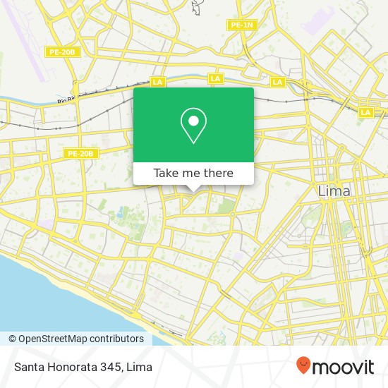 Santa Honorata 345 map