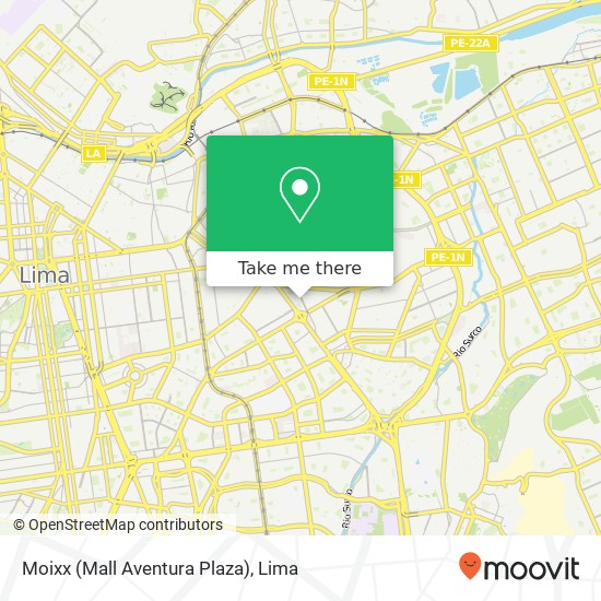 Moixx (Mall Aventura Plaza) map