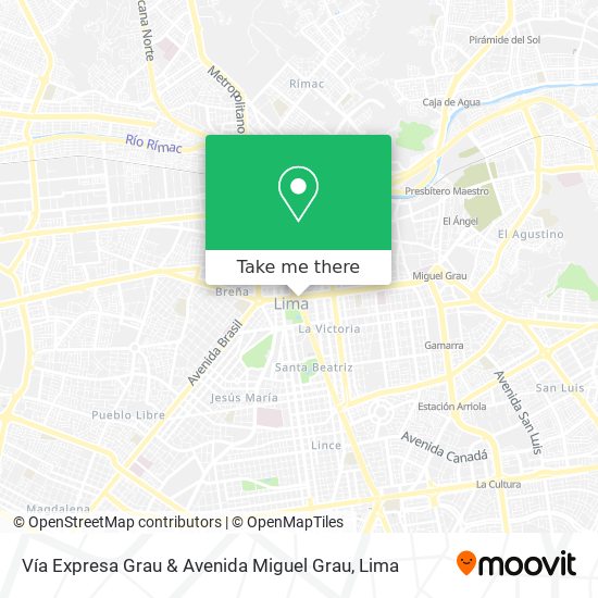 Vía Expresa Grau & Avenida Miguel Grau map