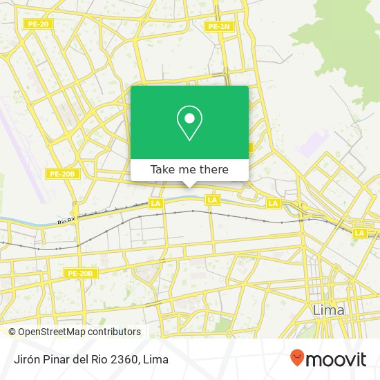 Jirón Pinar del Rio 2360 map