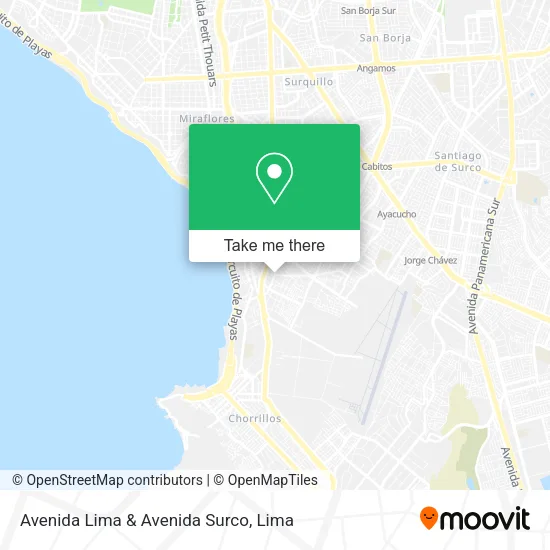 Avenida Lima & Avenida Surco map