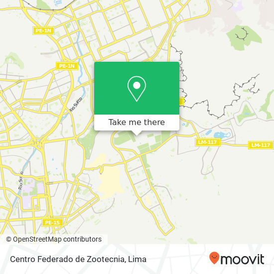 Centro Federado de Zootecnia map