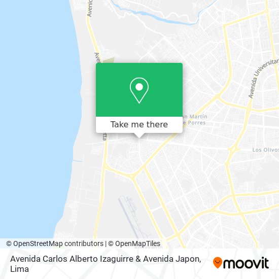 Avenida Carlos Alberto Izaguirre & Avenida Japon map