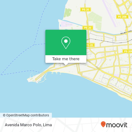 Avenida Marco Polo map