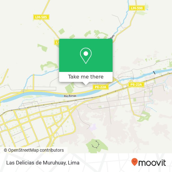 Las Delicias de Muruhuay map