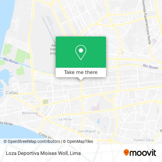 Loza Deportiva Moises Woll map